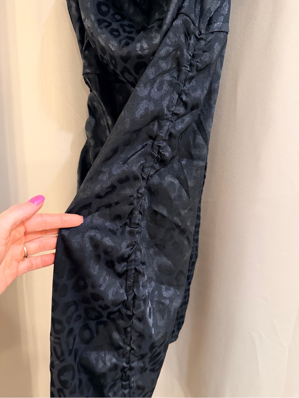 Wild Fable Black Textured Fabric Dress - Picture 2 of 6